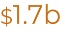 One point seven billion