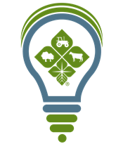 Light bulb with Farm Funders logo